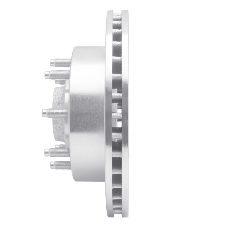 R1 98-03 Dodge B3500 / B2500 Front Right Drilled & Slotted Silver Brake Rotor - Image 4