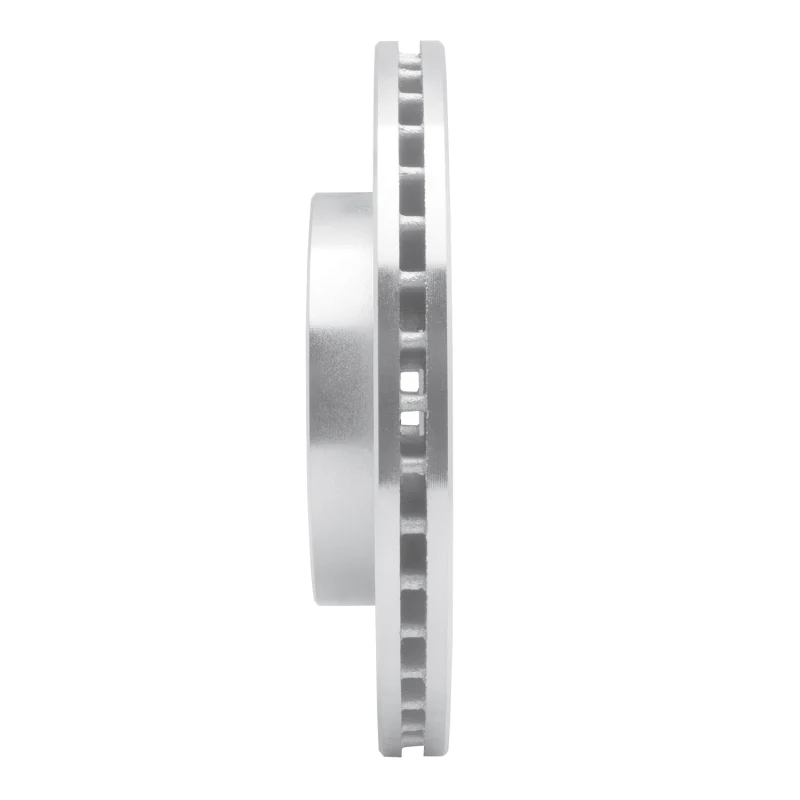R1 99-02 Daewoo Leganza Front Right Drilled & Slotted Silver Brake Rotor - Image 3