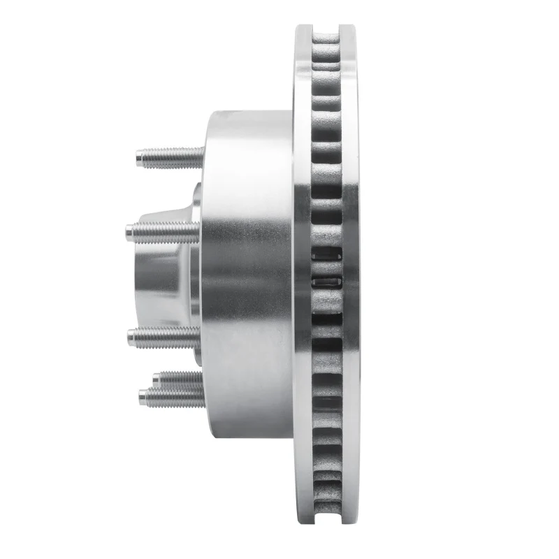 R1 99-02 Ford F-250 2WD (Super Duty) Front Right Drilled & Slotted Silver Brake Rotor - Image 5
