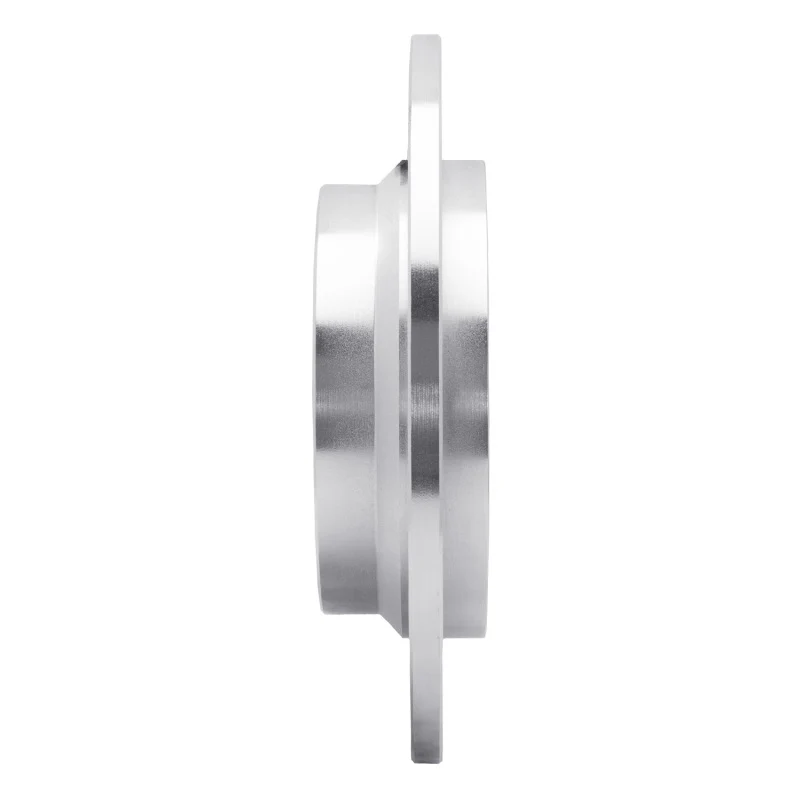 R1 99-09 Volvo S80 Rear Right Drilled & Slotted Silver Brake Rotor - Image 4