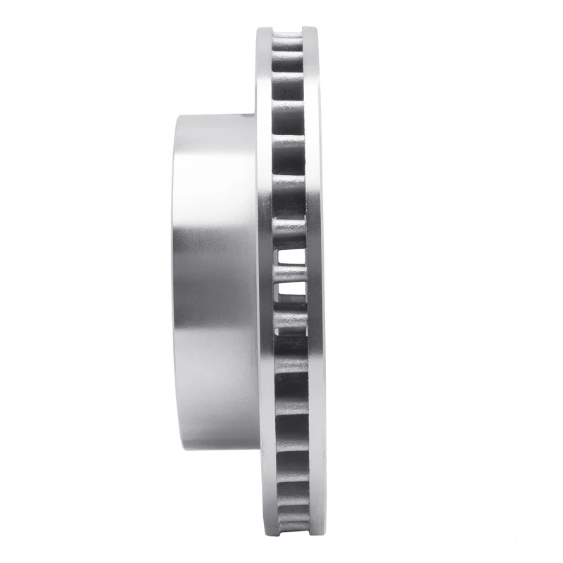 R1 99-20 Cadillac DeVille Front Right Drilled & Slotted Silver Brake Rotor - Image 2
