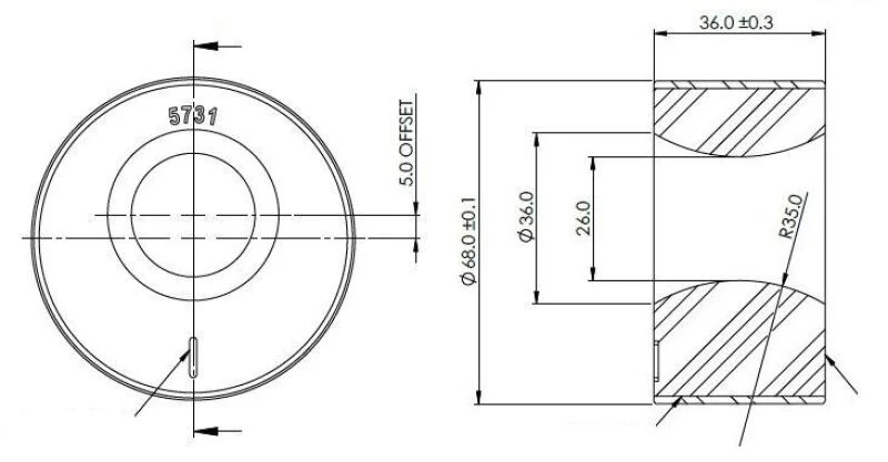 SuperPro 19-23 Hyundai Santa Fe Lmtd Front Control Arm Lower Inner Rear Bushing Kit - Double Offset - Image 3