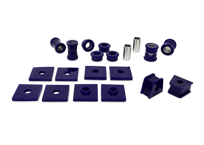 SuperPro 62-74 MG MGB Base Front Axle Bushing Kit MGB/GT/V8 Chrome Bumper Stainless Steel Hardware - Image 2