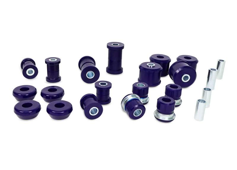 SuperPro 90-97 Mitsubishi Montero LS Control Arm & Trailing Arm Bushing Kit - (65mm Trailing Arm) - Image 2