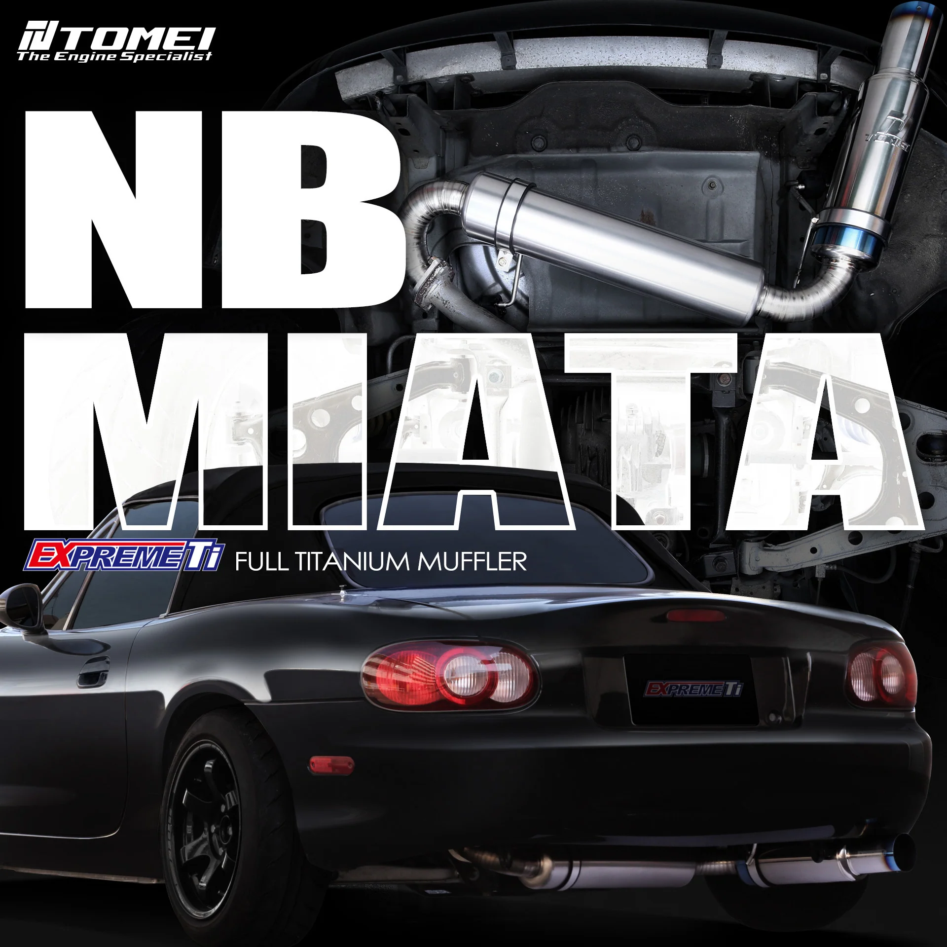Tomei - FULL TITANIUM MUFFLER EXPREME TI NB MX-5 MIATA (TB6090-MZ02A) - Image 5