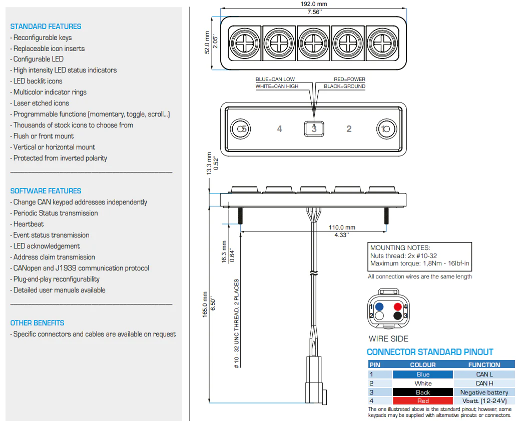 TurboLamik - PRND CAN Keypad & Cable - Image 4
