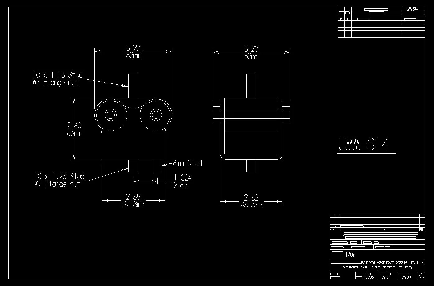 Urethane Motor Mount -- Series 14 - Image 4