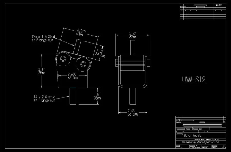 Urethane Motor Mount - Series 19 - Image 4