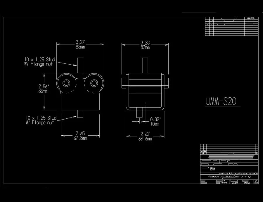 Urethane Motor Mount -- UH-UMM-S20 - Image 4