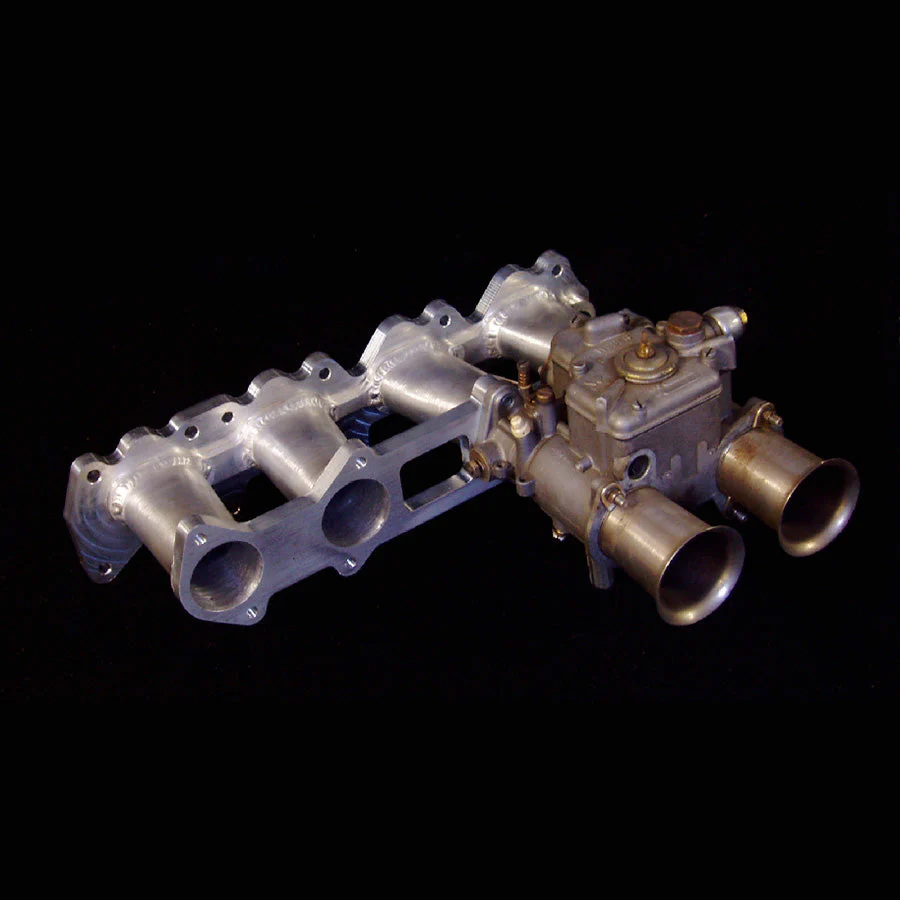 Weber Side Draft (DCOE) dual carb billet flange - Image 4