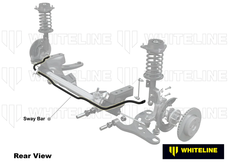 Whiteline 06-11 Honda Civic FD2 Type R BHF77Z Front Sway Bar (27mm) - Image 7